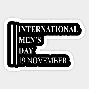 Men's Day Sticker